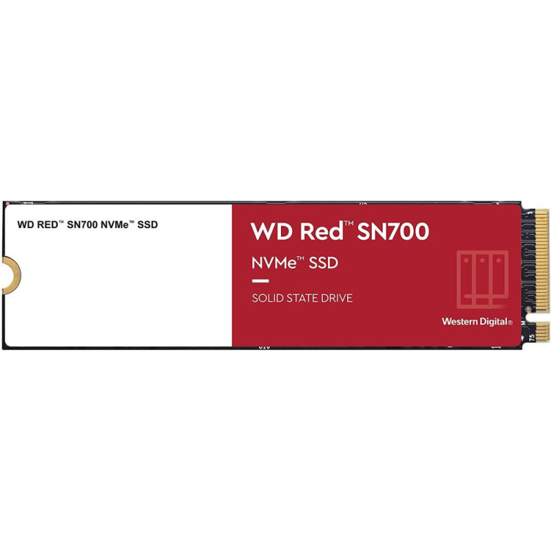 SSD, WESTERN DIGITAL, Red SN700, 500GB, M.2, PCIE, NVMe, Write speed 2600 MBytes / sec, Read speed 3430 MBytes / sec, WD