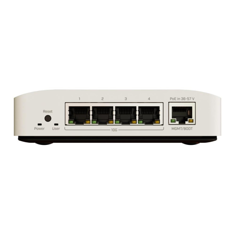 Switch, MIKROTIK, 1x10Base-T / 100Base-TX / 1000Base-T, 4x10GbE, PoE ports 1, CRS304-4XG-IN