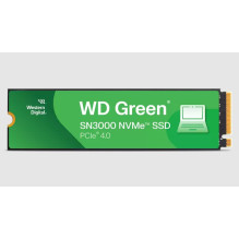 SSD, WESTERN DIGITAL, Green, 500GB, M.2, PCIe Gen4, NVMe, Write speed 4100 MBytes / sec, Read speed 5000 MBytes / sec, 2