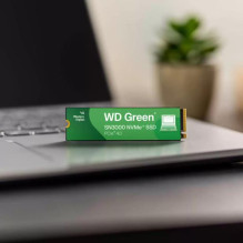 SSD, WESTERN DIGITAL, Green, 500GB, M.2, PCIe Gen4, NVMe, Write speed 4100 MBytes / sec, Read speed 5000 MBytes / sec, 2