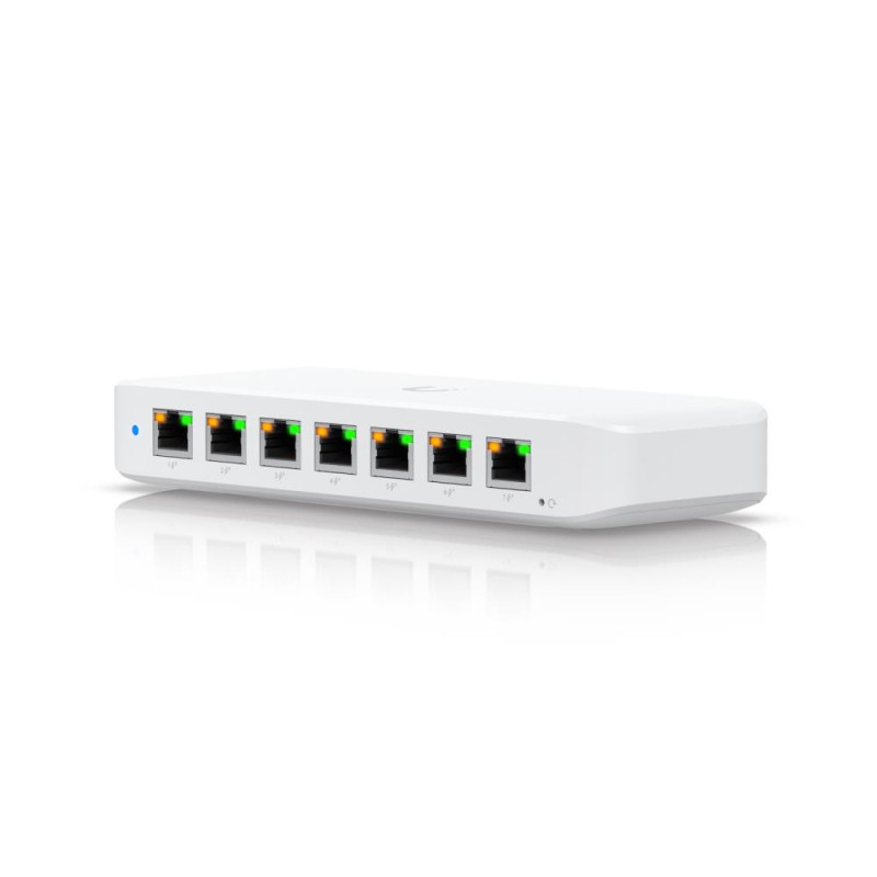 Switch, UBIQUITI, Ultra, USW-Ultra, Type L2, Desktop / pedestal, 8x1000Base-T, 8, PoE+ ports 7, USW-ULTRA