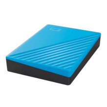 External HDD, WESTERN DIGITAL, My Passport, 6TB, USB 2.0, USB 3.2, Sky Blue, WDBR9S0060BBL-WESN