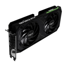 Vaizdo plokštė, PALIT, NVIDIA GeForce RTX 4070, 12 GB, GDDR6, 192 bitų, PCIE 4.0 16x, GPU 1920 MHz, dviejų lizdų ventili