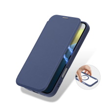 Dux Ducis Skin X Pro iPhone 16 Case with MagSafe and Flip - Blue