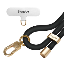 Stoyobe Phone Lanyard Silicone Phone Lanyard - Black