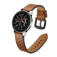 Tech-Protect Leather Strap for Samsung Galaxy Watch 46mm - Brown