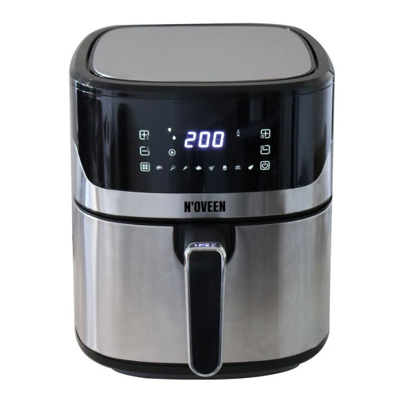 Hot Air Fryer - NOVEEN AF550 6.5 l 1600 W Black/ Silver