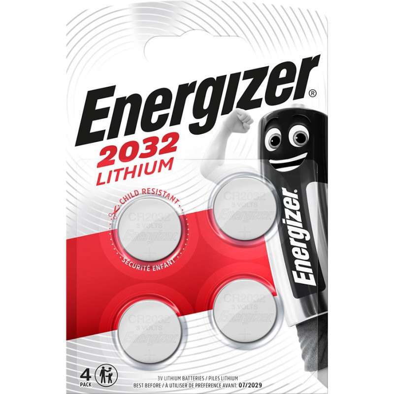 Button batteries - Energizer CR2032 4 pcs.