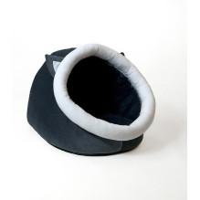 Cat Bed - GO GIFT Graphite-White Colors 40x45x34 cm