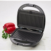 Sandwich Pan - Clatronic ST/ WA 3670 - 800 W - Black, Stainless Steel