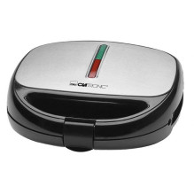 Sandwich Pan - Clatronic ST/ WA 3670 - 800 W - Black, Stainless Steel