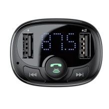 Bluetooth siųstuvas / automobilinis įkroviklis Baseus S-09A (Overseas Edition) - juodas