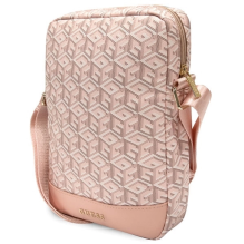 Guess Bag GUTB10HGCFSEP 10&quot; pink / pink GCube Stripe Tablet Bag