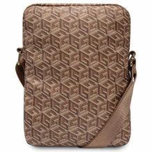 Guess Bag GUTB10HGCFSEW 10&quot; brown / brown GCube Stripe Tablet Bag