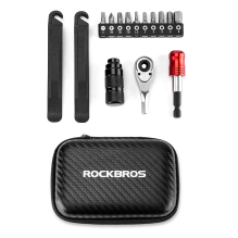 Rockbros 43210049001 bicycle repair kit - black