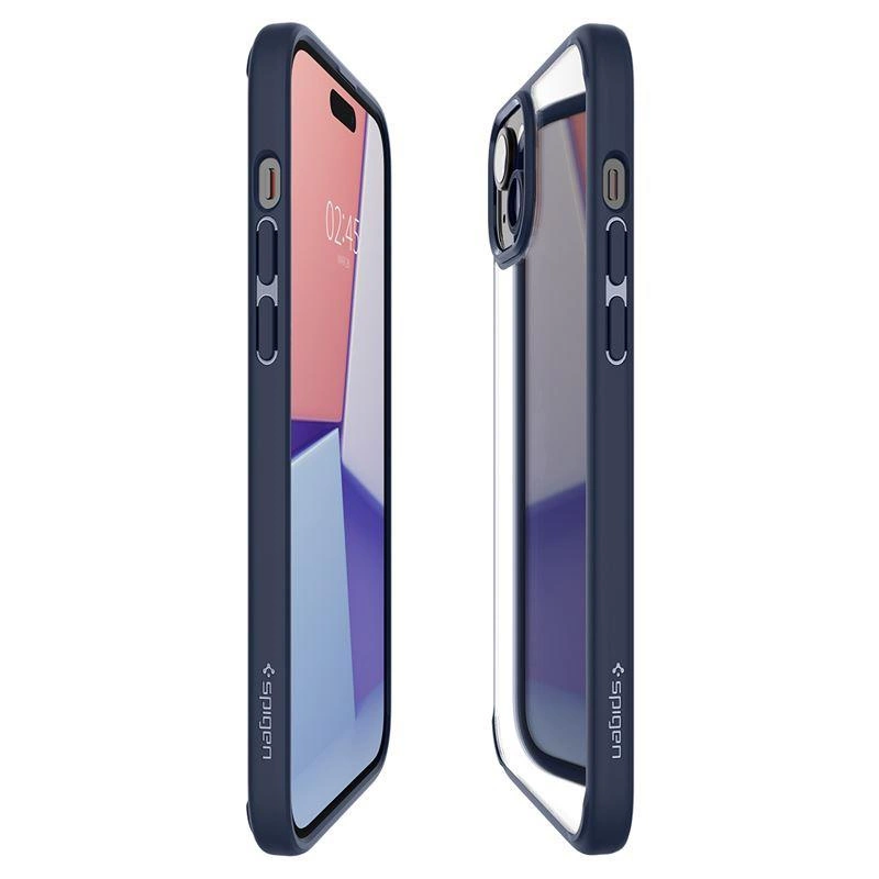  RETURNED ITEM Spigen Crystal Hybrid, navy blue - iPhone 15 Plus