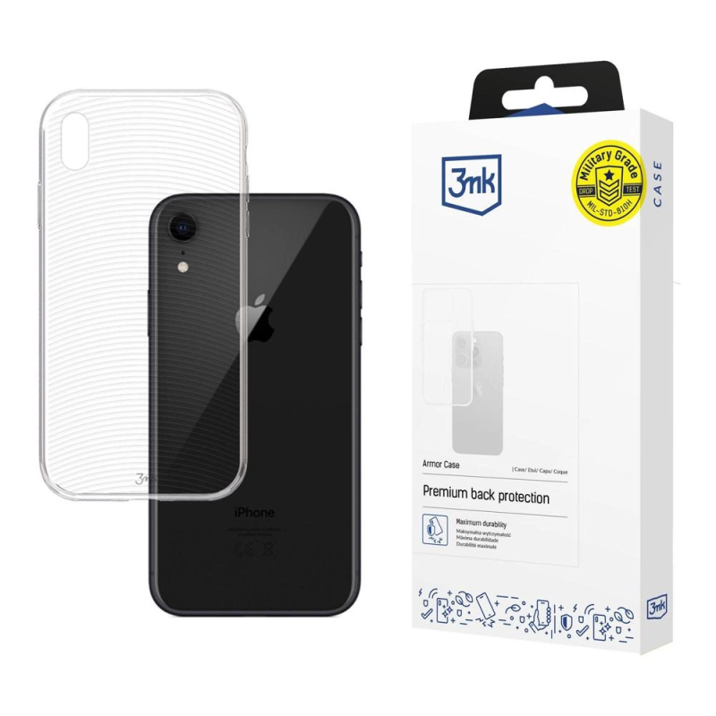 3mk Armor Case for iPhone Xr - transparent