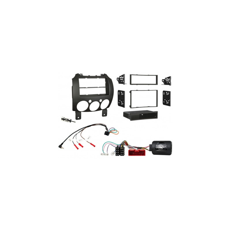 2din assembly kit mazda 2 2008 -