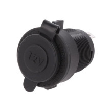 Car cigarette lighter socket with cover