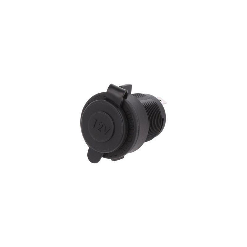 Car cigarette lighter socket with cover