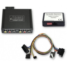 Audio video interface, dvd, dvb-t with tv-free vw, skoda,seat rns510, columbus, trinax