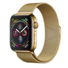 iLike Apple Magnetic Strap Watch 7 45mm Magnetic Band Bracelet Bracelet Gold