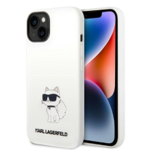 Karl Lagerfeld KLHMP14SSNCHBCH iPhone 14 6.1&quot; hardcase white / white Silicone Choupette MagSafe