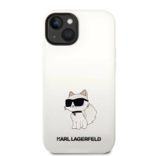 Karl Lagerfeld KLHMP14SSNCHBCH iPhone 14 6.1&quot; hardcase white / white Silicone Choupette MagSafe