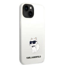 Karl Lagerfeld KLHMP14SSNCHBCH iPhone 14 6.1&quot; hardcase white / white Silicone Choupette MagSafe