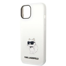 Karl Lagerfeld KLHMP14SSNCHBCH iPhone 14 6.1&quot; hardcase white / white Silicone Choupette MagSafe