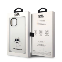 Karl Lagerfeld KLHMP14SSNCHBCH iPhone 14 6.1&quot; hardcase white / white Silicone Choupette MagSafe