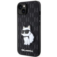 Karl Lagerfeld KLHCP14MSAKHPCK iPhone 14 Plus 6.7&quot; black / black Saffiano Monogram Choupette