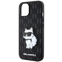 Karl Lagerfeld KLHCP14MSAKHPCK iPhone 14 Plus 6.7&quot; black / black Saffiano Monogram Choupette