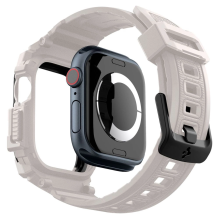 „Spigen Rugged Armor Pro“ dirželis, skirtas „Apple Watch 10“ (46 mm) – smėlio spalvos