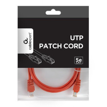 PATCH CABLE CAT5E UTP 1,5M / RED PP12-1,5M / R GEMBIRD