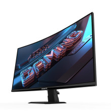 LCD Monitor, GIGABYTE, GS27QC EK, 27&quot;, Gaming / Curved, Panel VA, 2560x1440, 16:9, 170Hz, Matte, 1 ms, Tilt, Colour