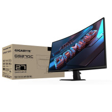 LCD Monitor, GIGABYTE, GS27QC EK, 27&quot;, Gaming / Curved, Panel VA, 2560x1440, 16:9, 170Hz, Matte, 1 ms, Tilt, Colour