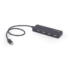 I / O HUB USB-C 4PORT / UHB-CM-U2P4-01 GEMBIRD