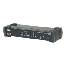 Aten , 4-Port USB3.0 4K DisplayPort KVMP Switch with Built-in MST Hub , CS1924M