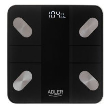 Adler Smart Bathroom Scale , AD 8186b , Maximum weight (capacity) 180 kg , Accuracy 100 g , Body Mass Index (BMI) measur