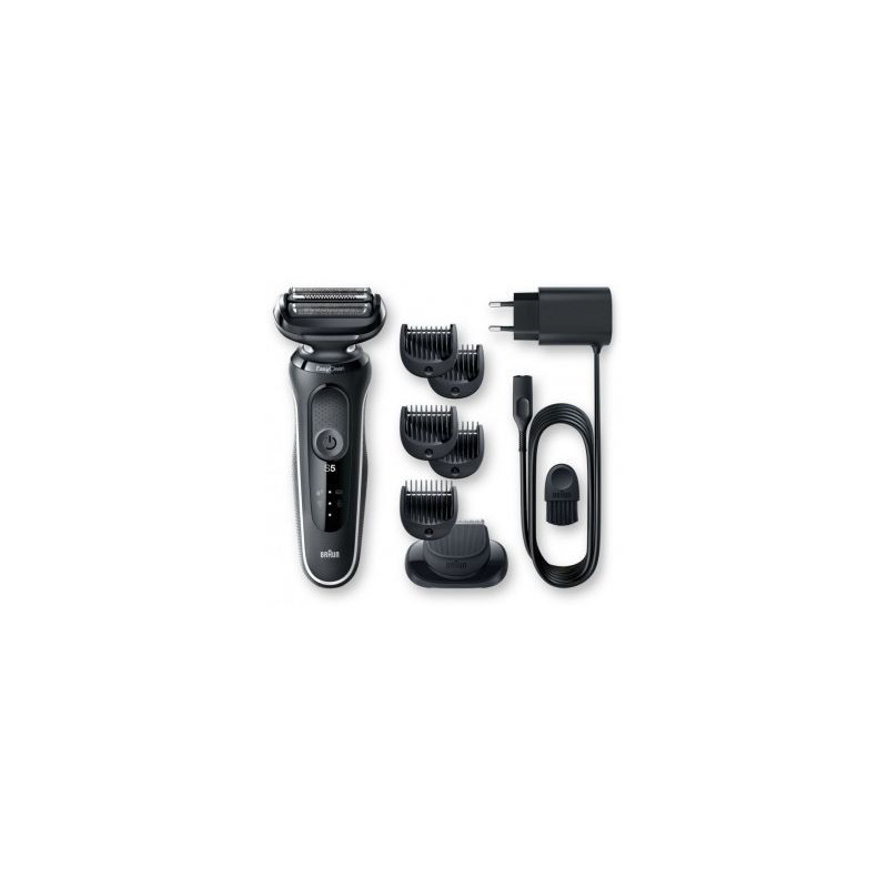 Braun Shaver 51-W1500s Operating time (max) 50 min, Wet&amp;Dry, Black / White