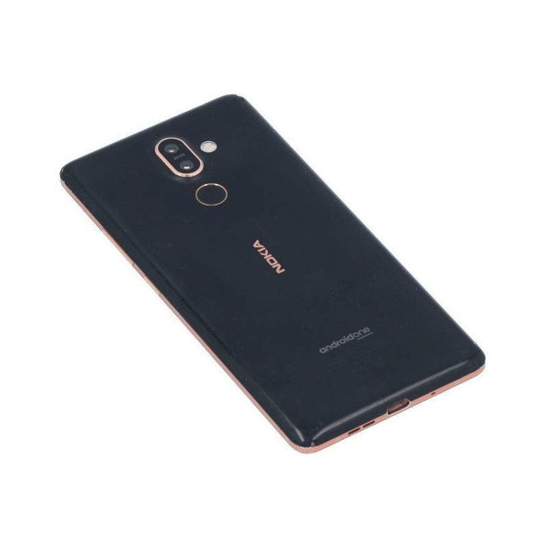 Back cover Nokia 7 Plus Black / Copper original (used Grade B)