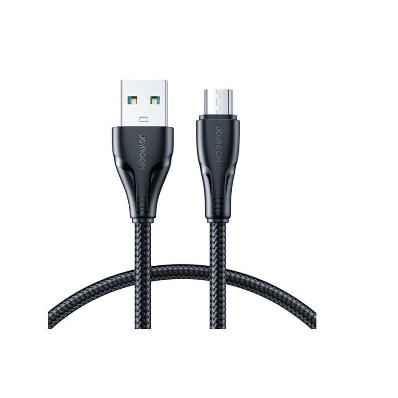 USB cable JOYROOM (S-UM018A11) microUSB (2.4A) 0.25m black