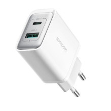 Charger JOYROOM (TCF15) (1xUSB-C 1xUSB 3A 30W) white