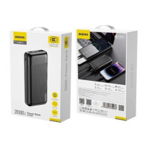 External battery POWER BANK Dudao (K18Pro) 20000mAh (2xUSB 1xUSB-C) black