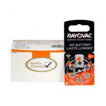 Rayovac Acoustic Special 13 baterijos klausos aparatams 60 vnt.