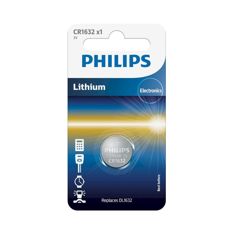 Philips CR1632 batteries 1 pc.