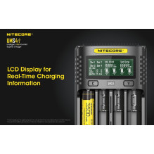 Nitecore UMS4 Intelligent USB Superb Baterijų įkroviklis