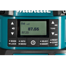 Portable Radio Station - Makita Dmr056 Black/ Blue