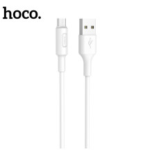 USB kabelis Hoco X25 microUSB 1.0m baltas